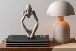 - Statue Dreaming polyresin light grey*Present time Sale