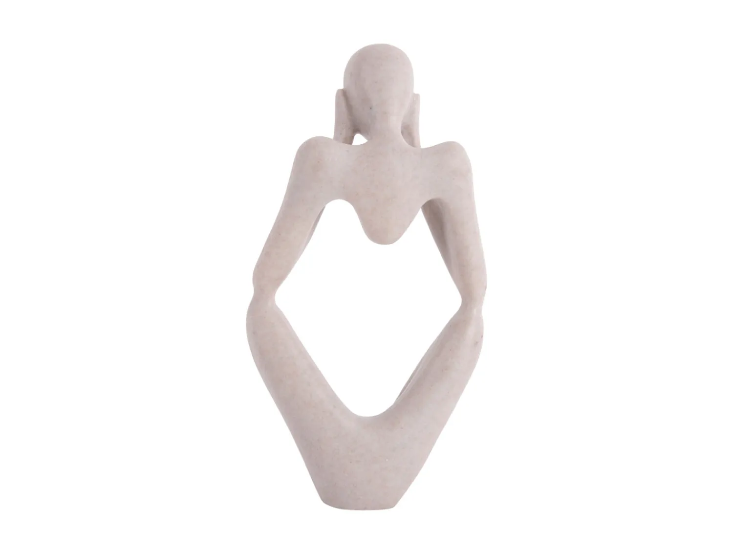 - Statue Dreaming polyresin light grey*Present time Sale