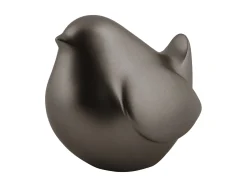 - Statue Fat bird metallic dark grey^Present time