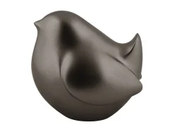 - Statue Fat bird metallic dark grey^Present time