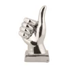 - Statue Okay ceramic chrome plated^Present time Clearance