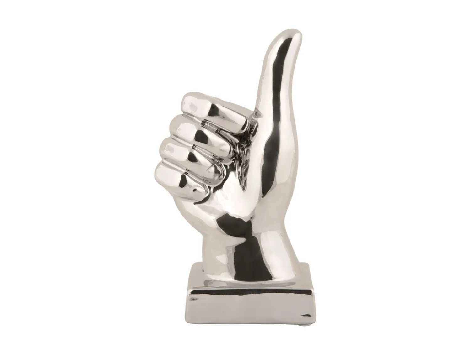 - Statue Okay ceramic chrome plated^Present time Clearance