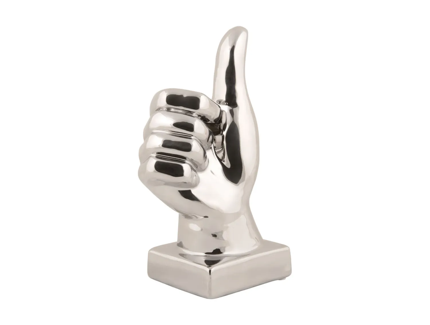 - Statue Okay ceramic chrome plated^Present time Clearance