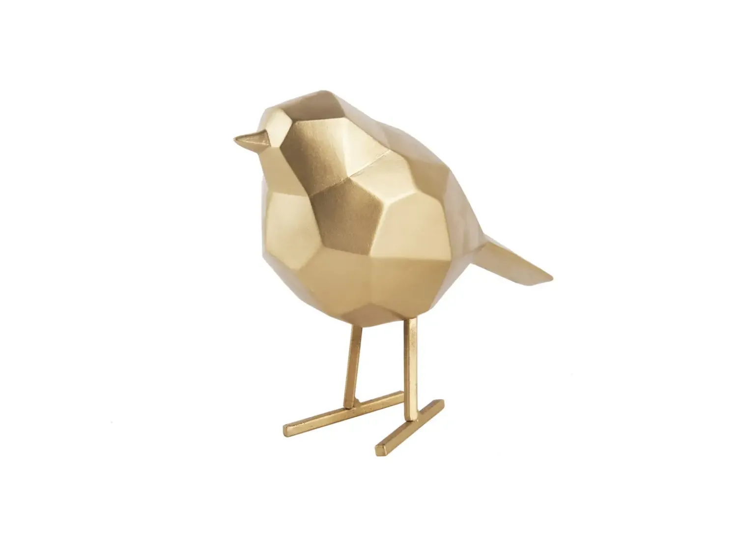- Statue Origami bird small polyresin gold^Present time Best