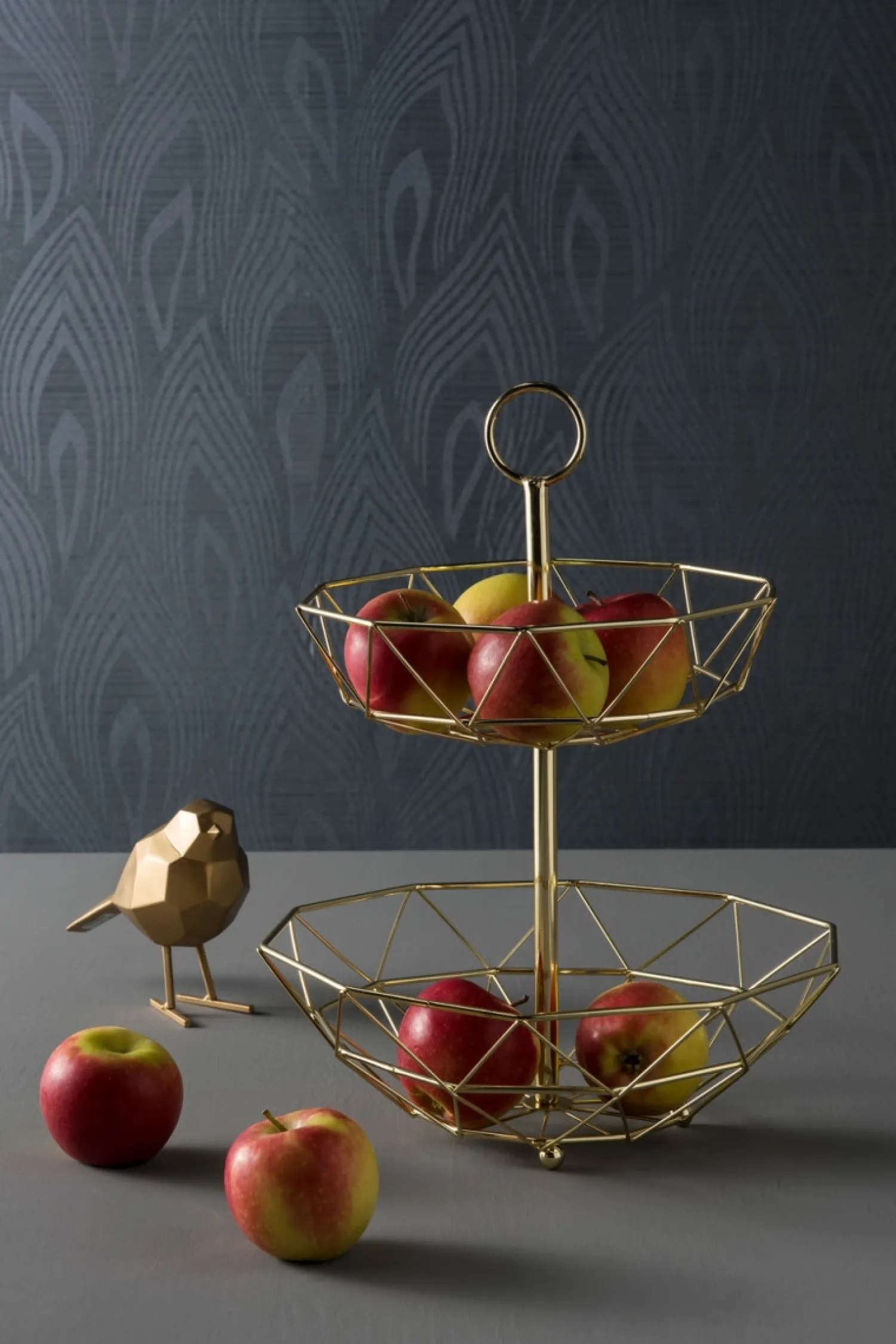 - Statue Origami bird small polyresin gold^Present time Best