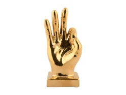 - Statue Perfecto ceramic gold plated^Present time Hot
