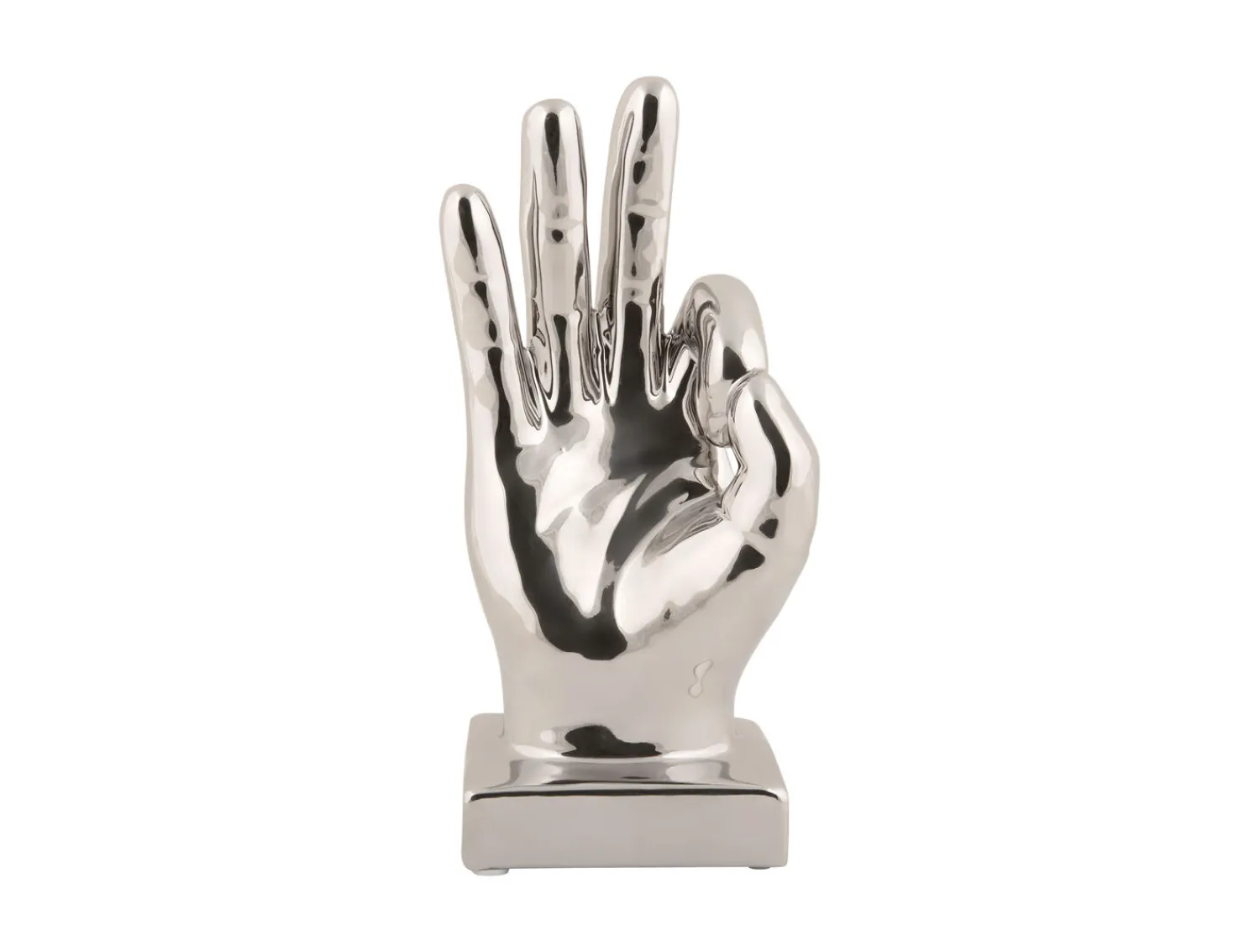 - Statue Perfecto ceramic chrome plated^Present time Clearance