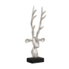 - Statue Reindeer Head brushed silver*Present time
