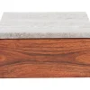 - Storage box Acacia brown marble lid*Present time Discount