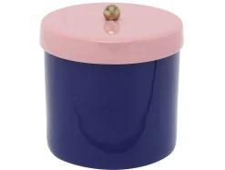 - Storage jar Double Funky small cobalt blue w. soft pink^Present time Outlet