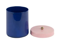 - Storage jar Double Funky small cobalt blue w. soft pink^Present time Outlet