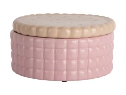 - Storage jar Biscuit Box large soft pink*Present time Outlet