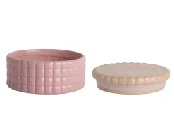 - Storage jar Biscuit Box large soft pink*Present time Outlet