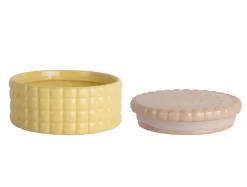 - Storage jar Biscuit Box large soft yellow^Present time Best