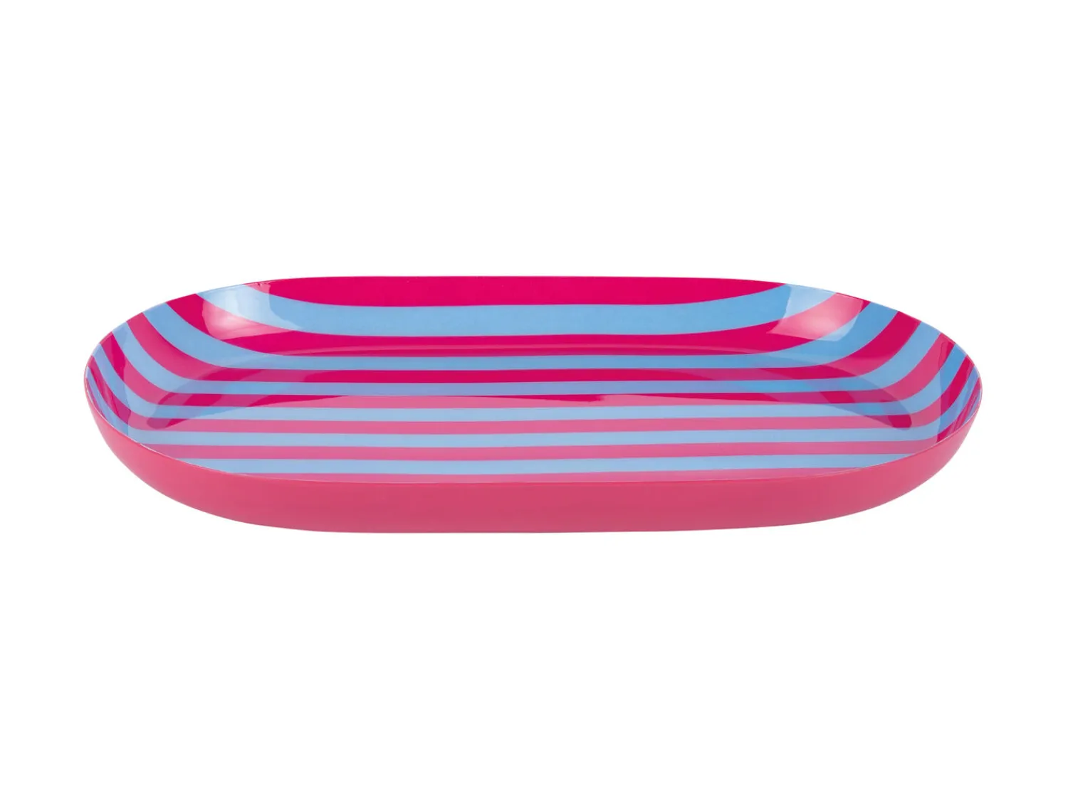 - Tray Animado oval small bright pink w. soft blue*Present time Online