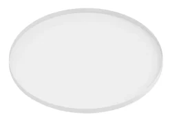 - Tray Servir round large white^Present time