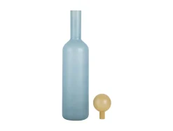 - Vase Alegre Botellin large soft blue w. soft yellow^Present time New