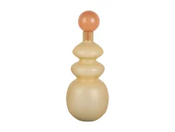 - Vase Alegre Anillo soft yellow w. peach orange*Present time Hot