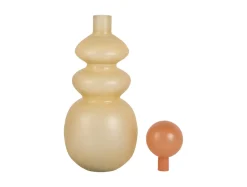 - Vase Alegre Anillo soft yellow w. peach orange*Present time Hot