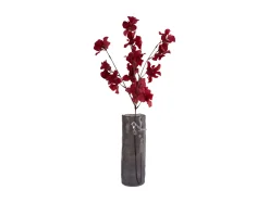 - Vase Bird On Branch large dark grey*Present time