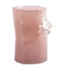 - Vase Bird On Branch small soft pink^Present time Hot