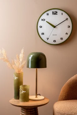 - Vase Bird On Branch small army green^Present time