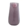 - Vase Bolita glass medium soft purple w. soft pink*Present time
