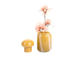 - Vase Dulce Raya small ochre yellow^Present time Discount