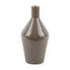 - Vase Ivy bottle cone iron enamel moss green*Present time Outlet
