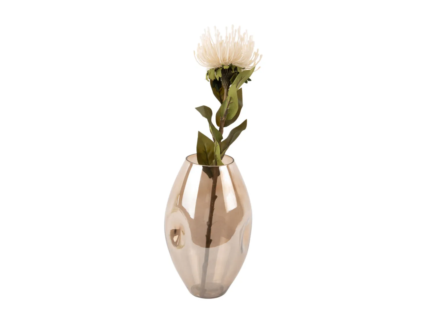 - Vase Luster organic shiny chocolate brown^Present time Outlet
