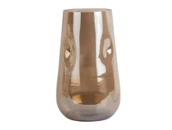 - Vase Luster organic large shiny chocolate brown^Present time Discount