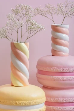 - Vase Marshmallow medium multi colour^Present time Online