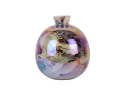 - Vase Melange bottle pearly chocolate brown^Present time New