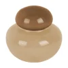 - Vase Nuevo Dulce small soft brown w. dark brown lid^Present time Best