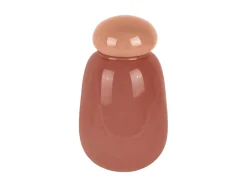 - Vase Nuevo Dulce faded pink w. soft pink lid*Present time Hot