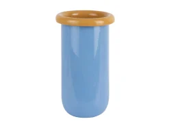 - Vase Plegado M soft blue w. mango yellow*Present time Outlet