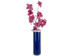 - Vase Plegado XXL cobalt blue w. soft pink^Present time Clearance