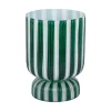 - Vase Rayado Retro medium retro green^Present time New