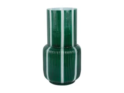 - Vase Rayado Retro high retro green^Present time Clearance
