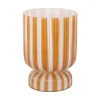 - Vase Rayado Retro medium mango yellow^Present time Online