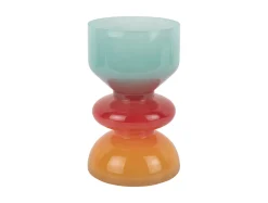 - Vase Summer Vibes glass small multi colour^Present time Outlet