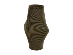 - Vase Twisted Rib large army green^Present time Clearance