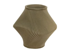 - Vase Twisted Rib tea green*Present time Discount