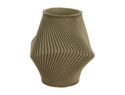- Vase Twisted Rib tea green*Present time Discount