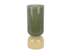 - Vase Variado Colores large jungle green w. soft yellow^Present time Outlet