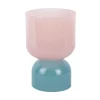- Vase Variado Colores small soft pink w. misty blue^Present time New