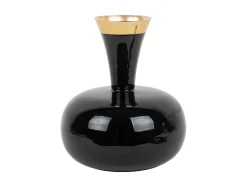 - Vase Yara large enamel black*Present time Hot