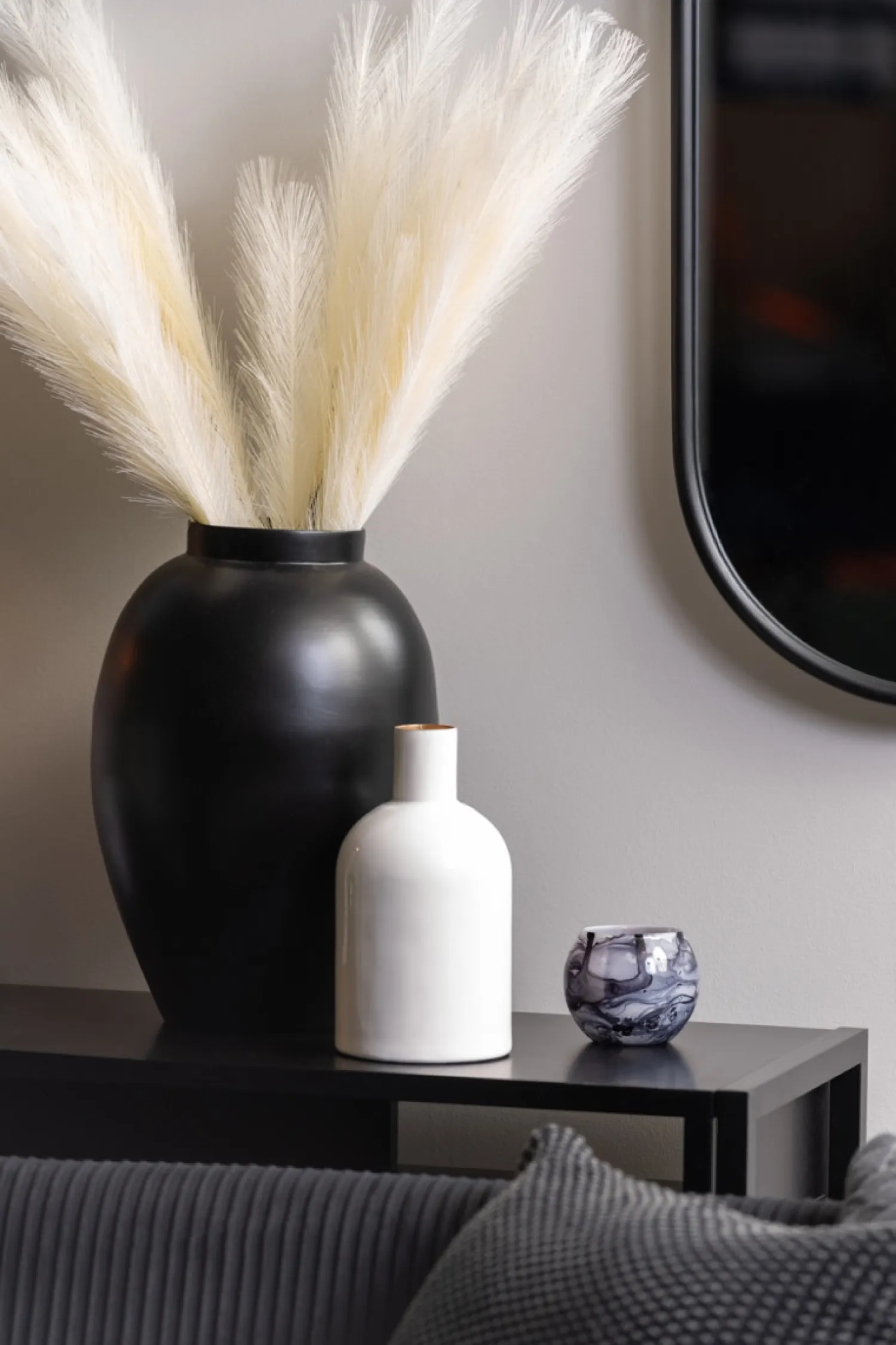 - Votive Blended small glass dark grey*Present time Outlet