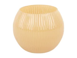 - Votive Chique Ribbed small glass latte brown*Present time Clearance