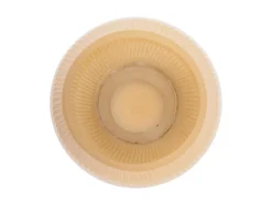 - Votive Chique Ribbed large glass latte brown^Present time Hot